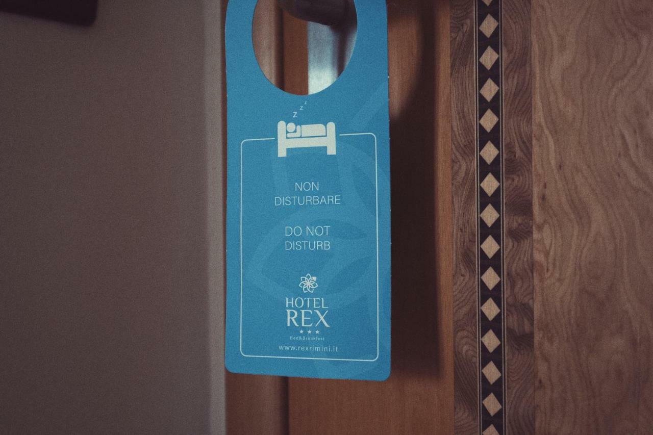 Hotel Rex Rimini Bagian luar foto