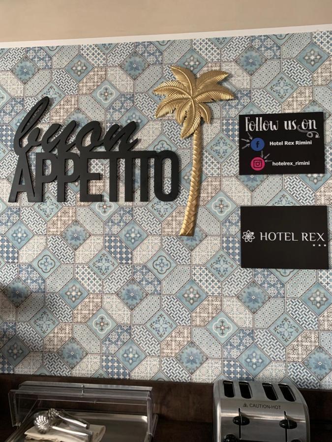 Hotel Rex Rimini Bagian luar foto